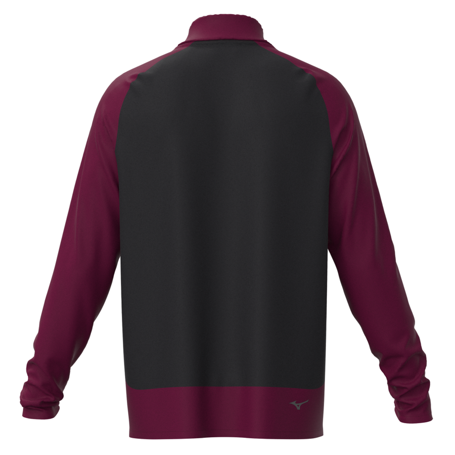 Mizuno Mizuno Contrast 1/4 Zip Burgundy